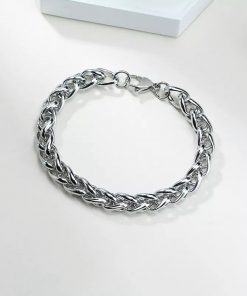 Alternative view of Pulsera esclava en acero inoxidable tipo 2