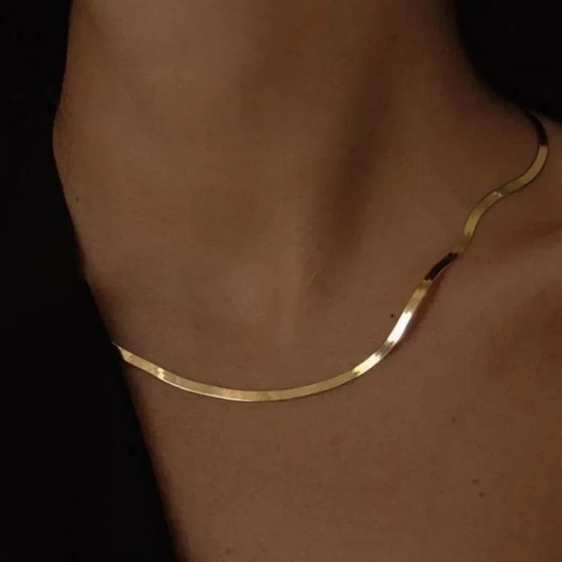 Cadena tejido tipo serpiente