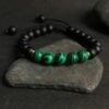 Pulsera malachite y ónix