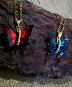 collar mariposa