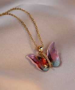 collar mariposa