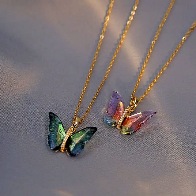 collar mariposa