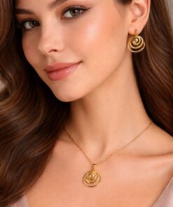 ✨ Set Espiral Dorada Elegance ✨